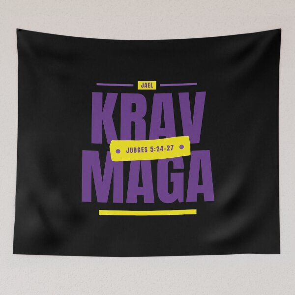 Item preview, Jael - Krav Maga for Women - Judges 5:24-27 - Purple designed and sold by printthisslogan.