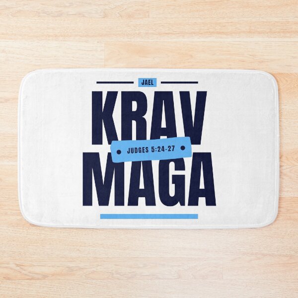 Item preview, Jael - Krav Maga for Women - Judges 5:24-27 - Navy Blue and White designed and sold by printthisslogan.