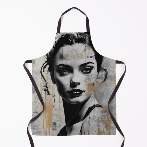 Item preview, Collage woman on newspaper designed and sold by Working-Woman.