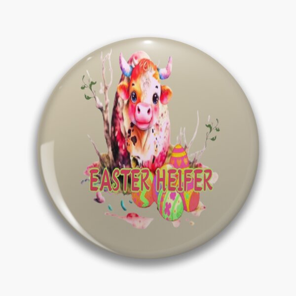 Item preview, Easter Heifer, Badass and Funny, Easter Egg Hunting, Egg Hunt Squad, Chilling Peeps designed and sold by Adri Barnard.
