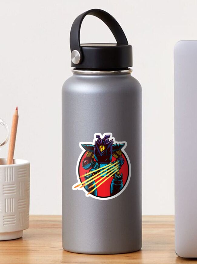 Thumbnail 1 of 3, Sticker, BluRon The Last Shogun Warrior designed and sold by FBWashington.