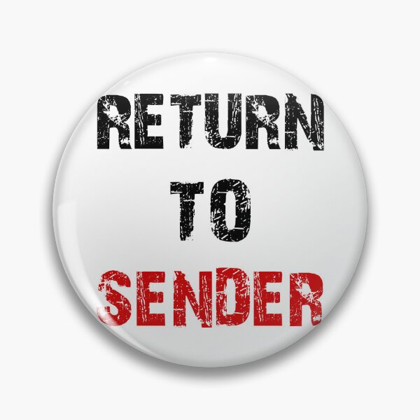 Item preview, RETURN TO SENDER designed and sold by 101univers.
