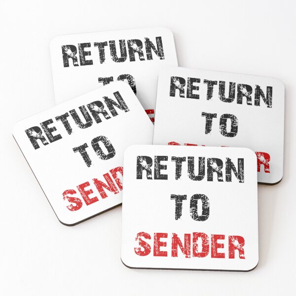 Item preview, RETURN TO SENDER designed and sold by 101univers.