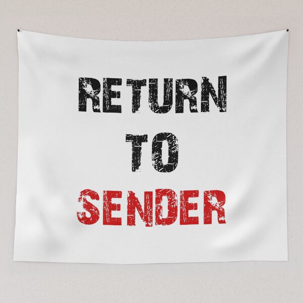 Item preview, RETURN TO SENDER designed and sold by 101univers.