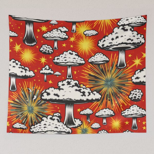 Item preview, Atomic mushroom clouds designed and sold by Joanne Walsh.