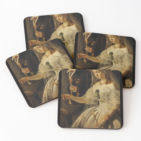 Item preview, Art History Painting - "The Unequal Marriage" by Vasili Pukirev (1862 - Square H) designed and sold by Luna Pendleton.