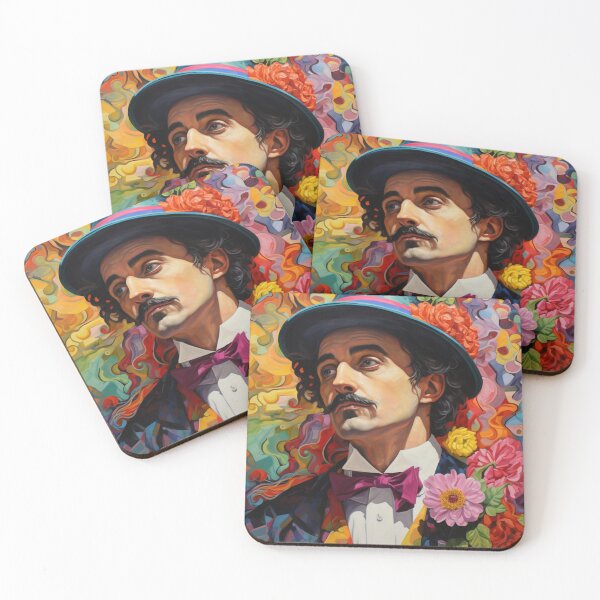 Item preview, Victorian Man Bright Florals designed and sold by whitecat23.