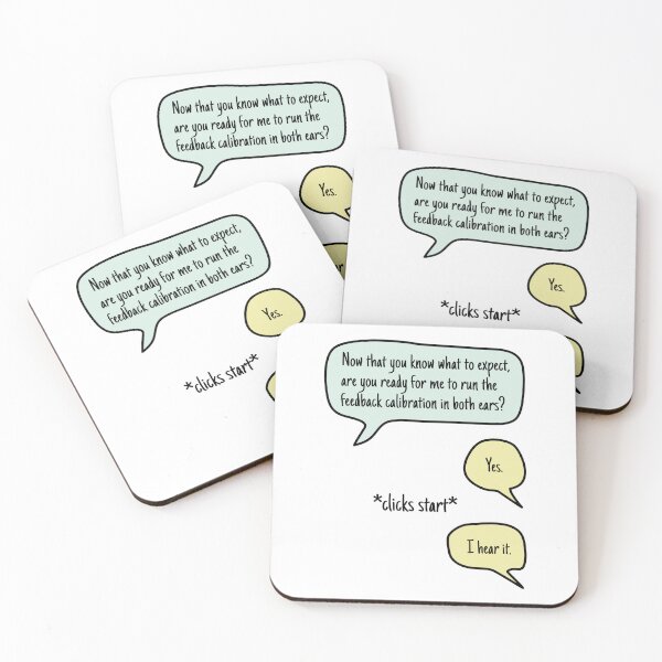 Item preview, Frustrations of running feedback calibration in audiology designed and sold by Stegosaurus Crafts.