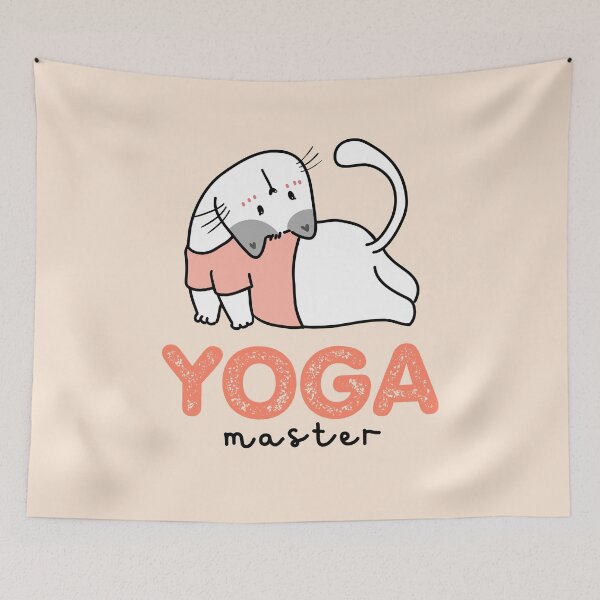 Item preview, My Cat Is Yoga Master designed and sold by Palati-Watt.