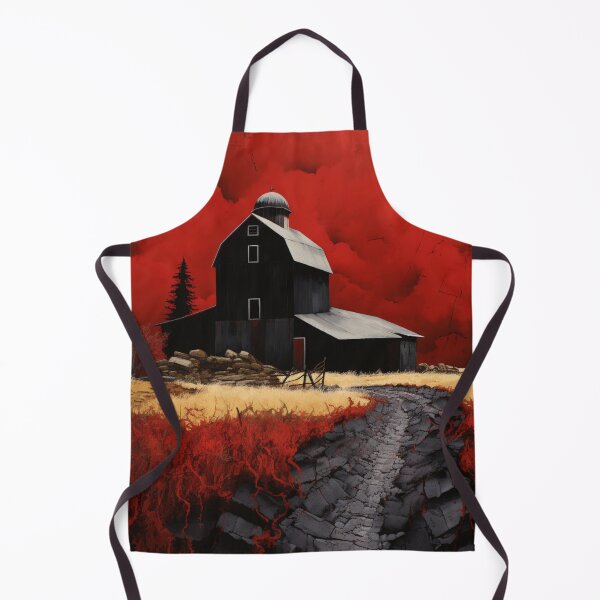 Item preview, Black Barn Blood Red Sky designed and sold by whitecat23.