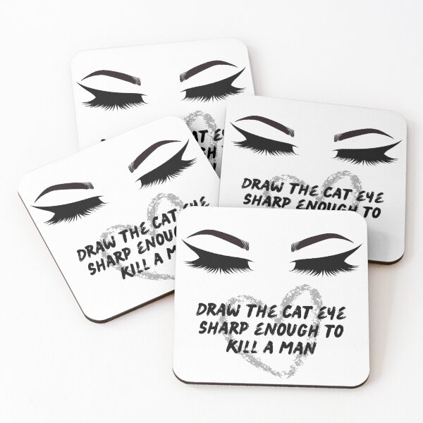 Item preview, Draw the cat eye sharp enough to kill a man designed and sold by Elma-Sujo.