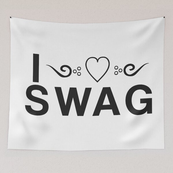 Item preview, I Love Swag y2k typography  designed and sold by SpectrumGallery.
