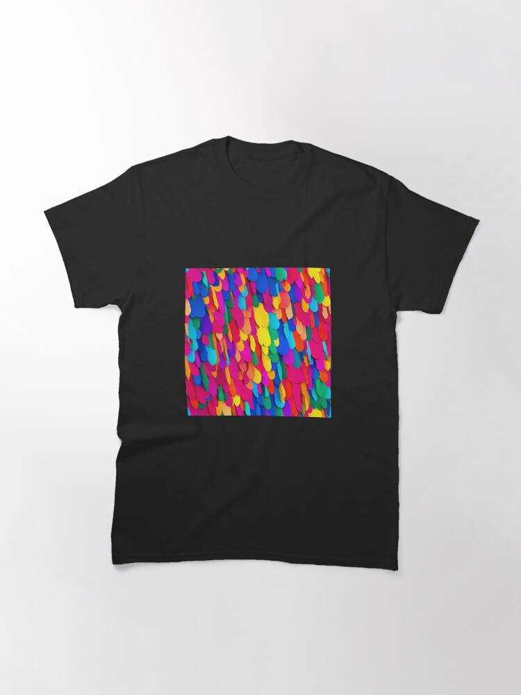 Thumbnail 3 of 7, Classic T-Shirt, Funny Feathers - Large Print designed and sold by Nicos-NovelTs.