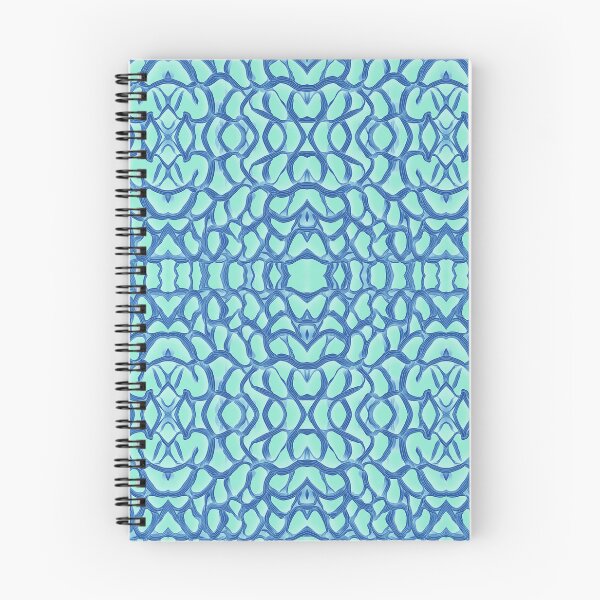 Item preview, Aqua Statement - repeat pattern designed and sold by ComicJo.