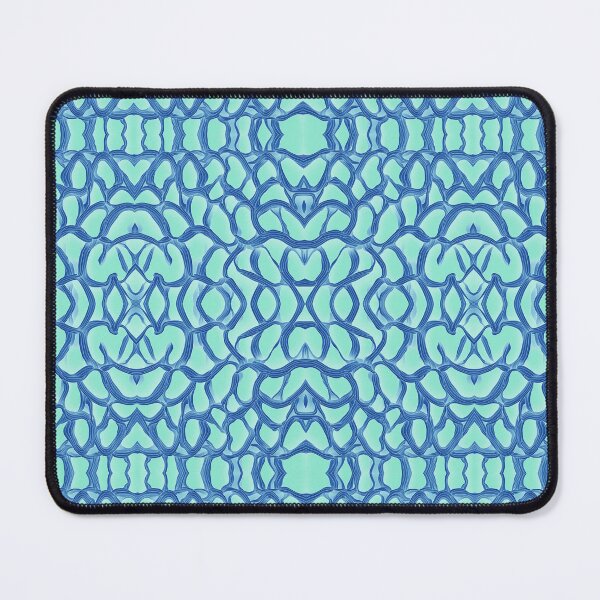Item preview, Aqua Statement - repeat pattern designed and sold by ComicJo.