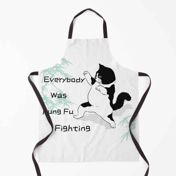 Item preview, Everybody Was Kung Fu Fighting Cat designed and sold by WhiteCatGraphic.