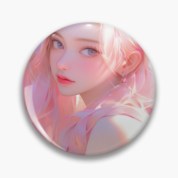 Item preview, Hermosa chica de cabello rosado designed and sold by PolcariCarnmere.