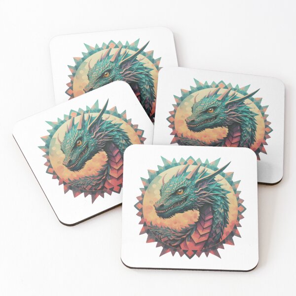 Item preview, Fractal Fury: Prismatic Dragon Logo designed and sold by DragonRealms.