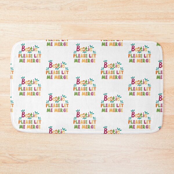 Item preview, Bestie Please Let Me Merge Funny Meme Bumper designed and sold by belladesign7.