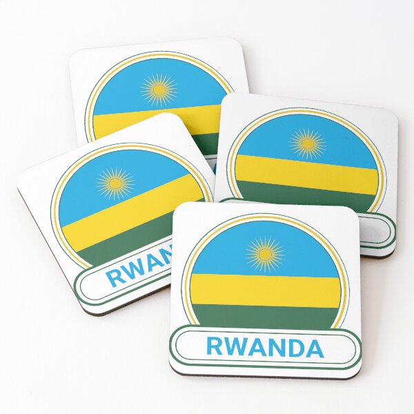 Item preview, Rwanda Country Badge - Rwanda Flag designed and sold by chrisrivait.