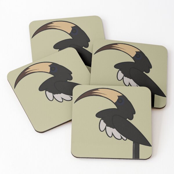 Item preview, Congo African Pied Hornbill designed and sold by GhostoftheSea.