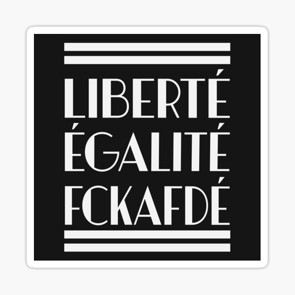 Item preview, Freedom, equality, FckAfDé designed and sold by Dunkelflaute.
