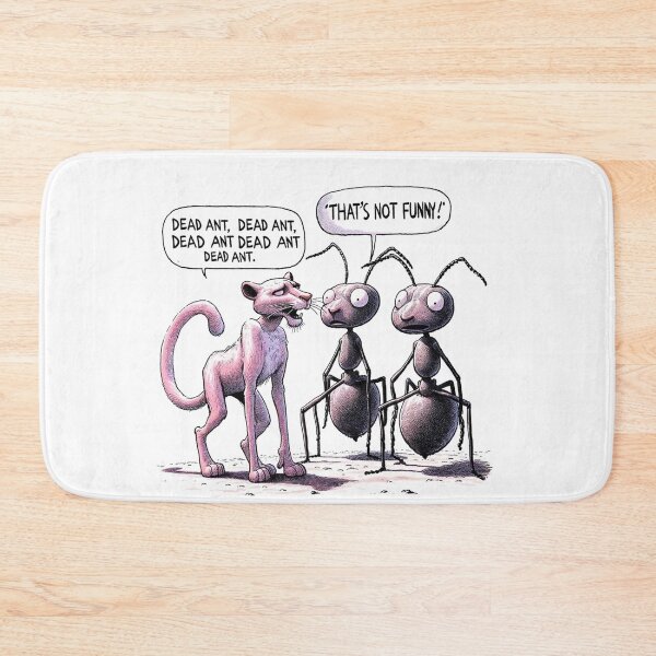 Item preview, Panther bugging some ants. designed and sold by FamouslyStupid.