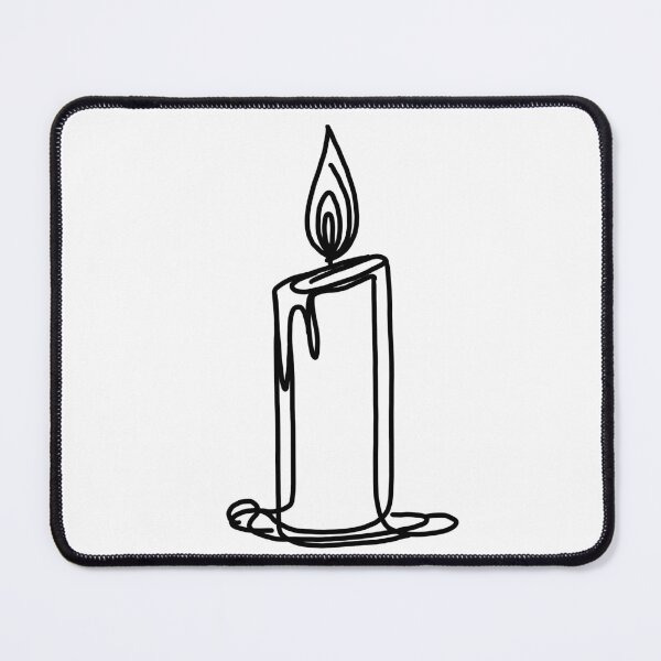 Item preview, Single Candle Line Art designed and sold by irissletters.