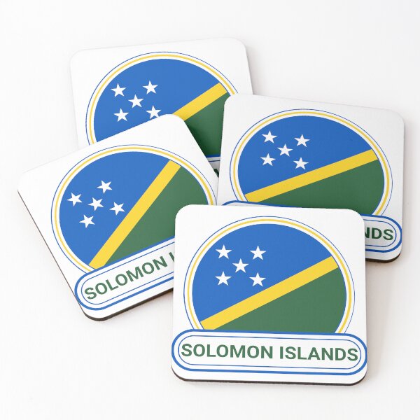 Item preview, Solomon Islands Country Badge - Solomon Islands Flag designed and sold by chrisrivait.