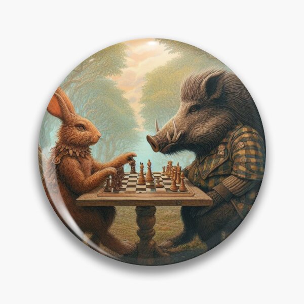 Artikelvorschau, CHECKMATE: Waldschachspaß entworfen und verkauft von MyHappyArtShop.