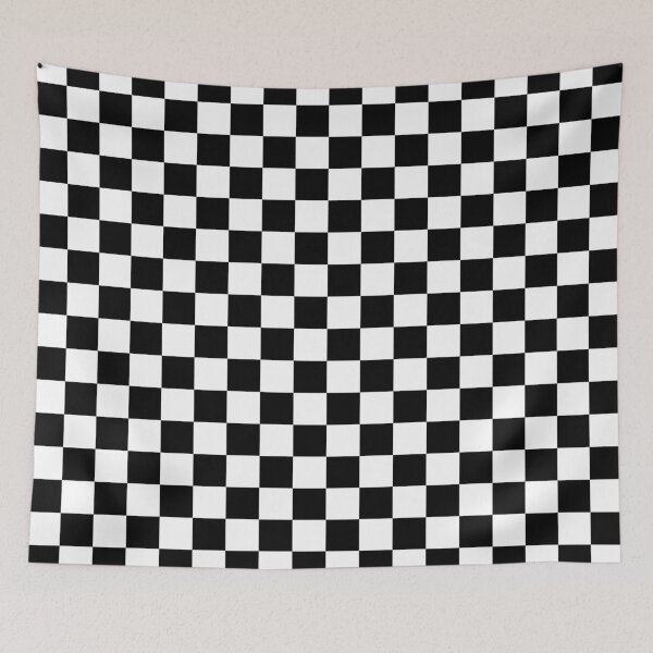 Item preview, Small Checkered - White and Black designed and sold by JustPatterns2.