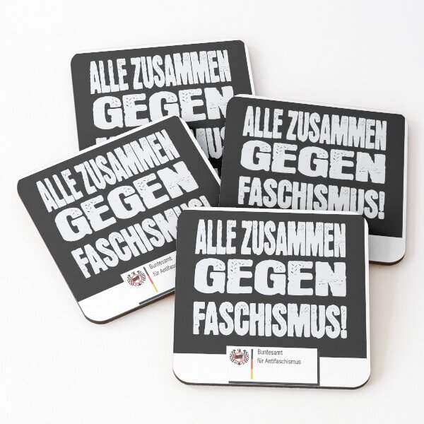Item preview, Clear stance against fascism - Federal Office for Antifascism designed and sold by Dunkelflaute.