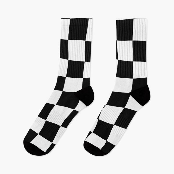 Item preview, Checkered - White and Black designed and sold by JustPatterns2.