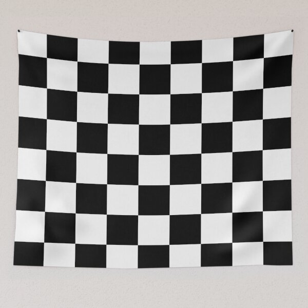 Item preview, Checkered - White and Black designed and sold by JustPatterns2.