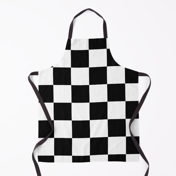 Item preview, Large Checkered - White and Black designed and sold by JustPatterns2.