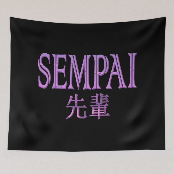 Item preview, Sempai Typography Streetwear designed and sold by WhiteCatGraphic.