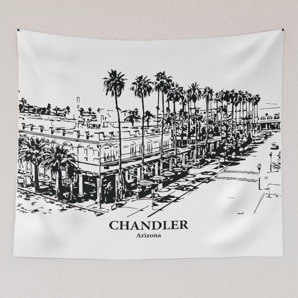 Aperçu de l'œuvre Chandler - Arizona créée et vendue par Lakeric Cityscapes.