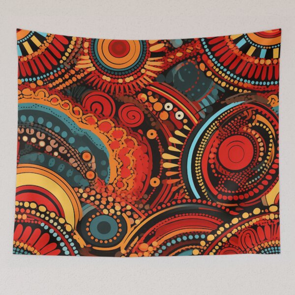 Item preview, aboriginal, ornamental, abstract, geometric, ethnic designed and sold by MaraDigitalart.