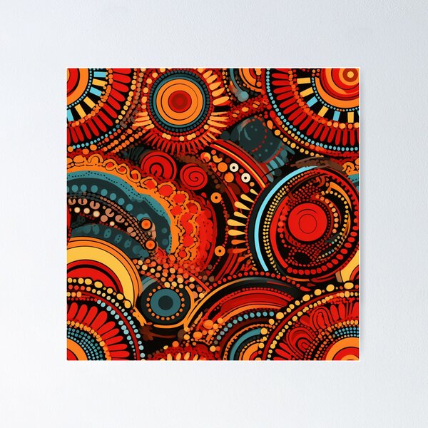 Item preview, aboriginal, ornamental, abstract, geometric, ethnic designed and sold by MaraDigitalart.