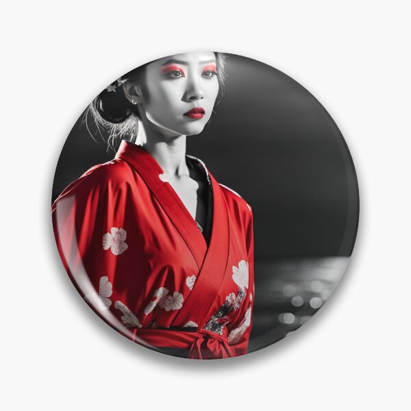Item preview, Geisha at night with moon  designed and sold by Coolparrotgirl.