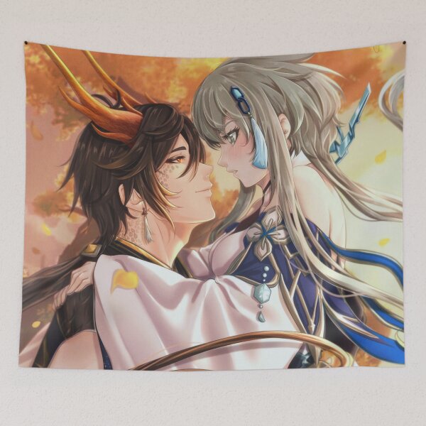 Item preview, zhongli x guizhong (genshin impact) designed and sold by AuroraArchangel.