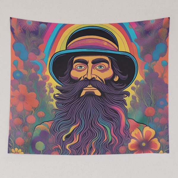 Item preview, Rainbow beard designed and sold by Vilemo.