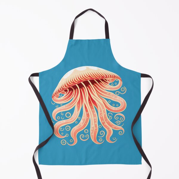 Item preview, The Jellyfish in the blue sea designed and sold by budhapix.