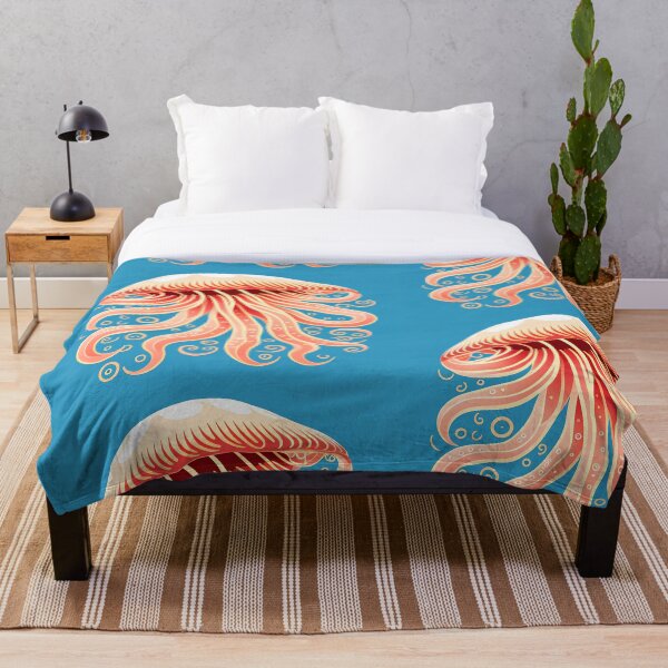 Item preview, The Jellyfish in the blue sea designed and sold by budhapix.