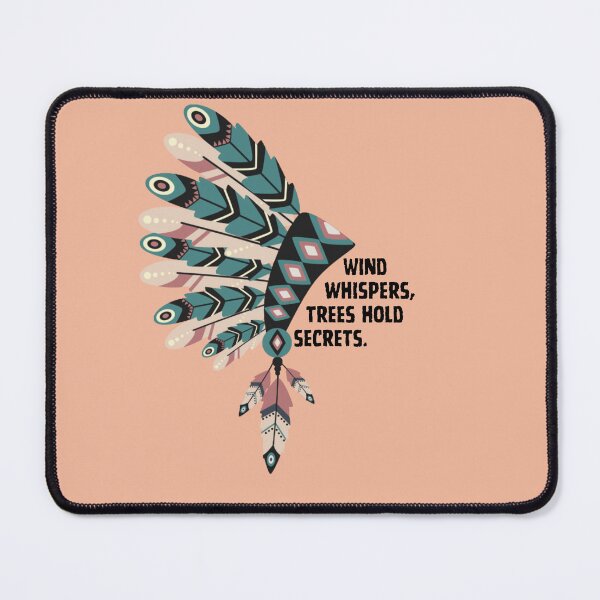 Item preview, Mystical Nature's Whispers - Tribal Feather Art designed and sold by Detoxopia.