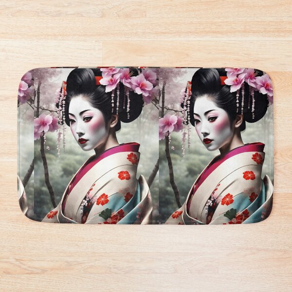 Item preview, Geisha dreaming, flowers cherry tree sakura   designed and sold by Coolparrotgirl.
