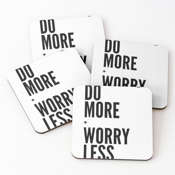 Item preview, Do More Worry Less designed and sold by InkImagination1.