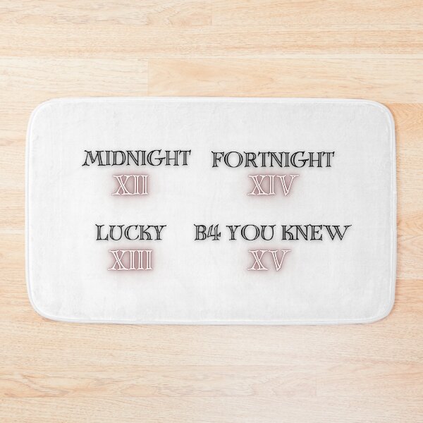Item preview, Twelve to Fifteen Roman Numerals Print designed and sold by kirkytracy.