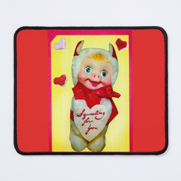 Item preview, Vintage Rushton Valentine Pig - 'Squealing For You' designed and sold by Nikki Fortuin Arts & Crafts.