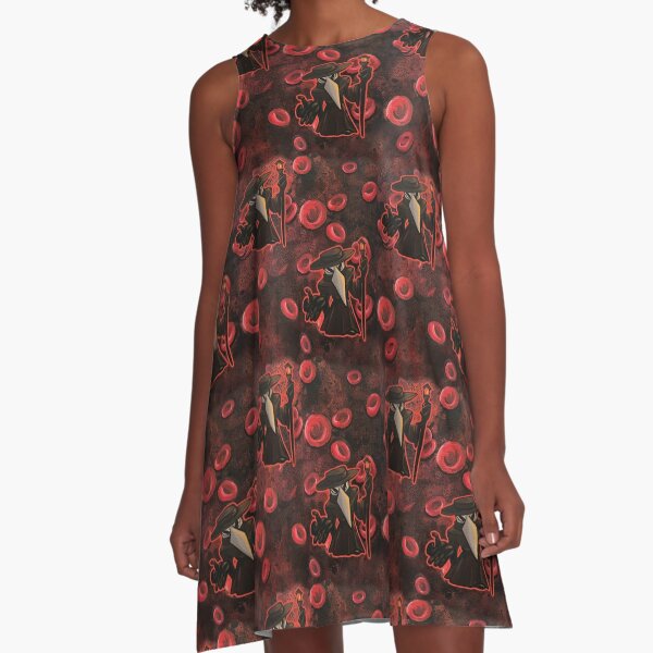 Blood Cell Plague Doctor A-Line Dress